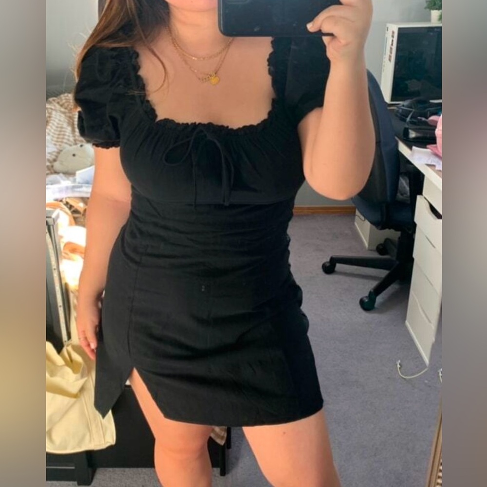 SHEIN women’s black mini dress M